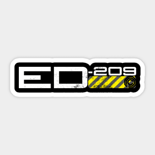 ED-209 - White Sticker